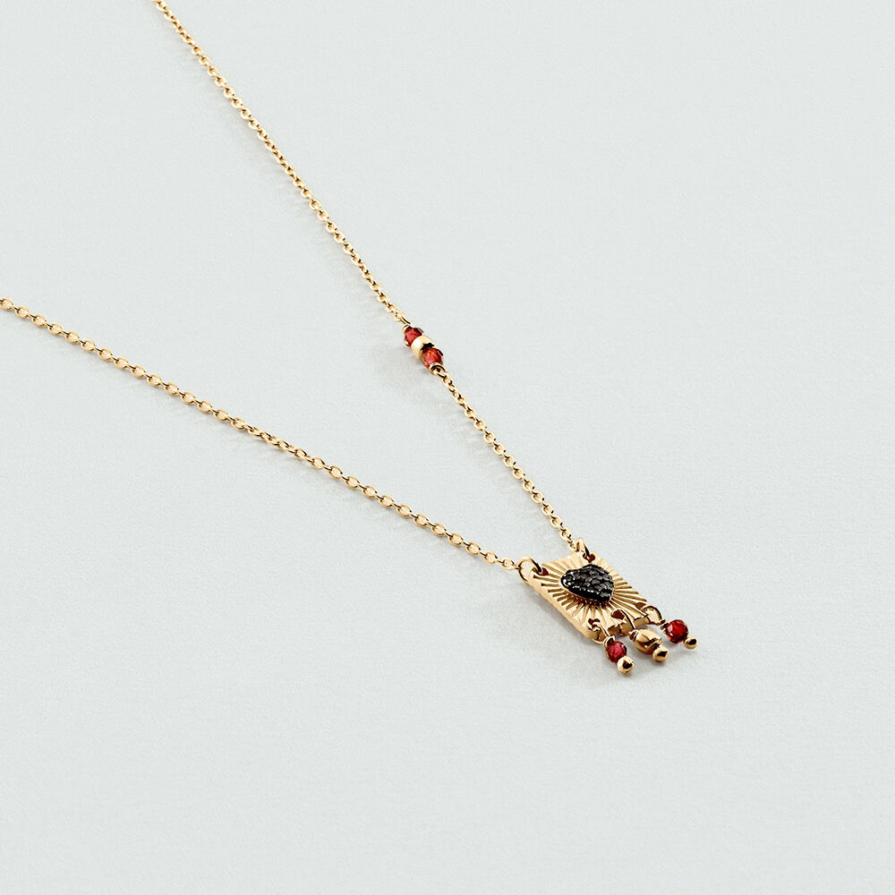 Collier ras du cou DIAMONDS - Doré / Gun - Colliers fantaisie  | Agatha