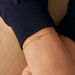 Bracelet souple LUCKY EYE - Vert / Doré - Bracelets  | Agatha