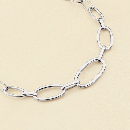 Collier ras du cou CHAIN - Argenté - Colliers  | Agatha