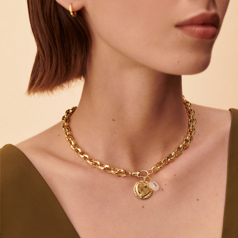 Pendentif TALISMANS - Pierre de lune blanche - Autres pierres  | Agatha