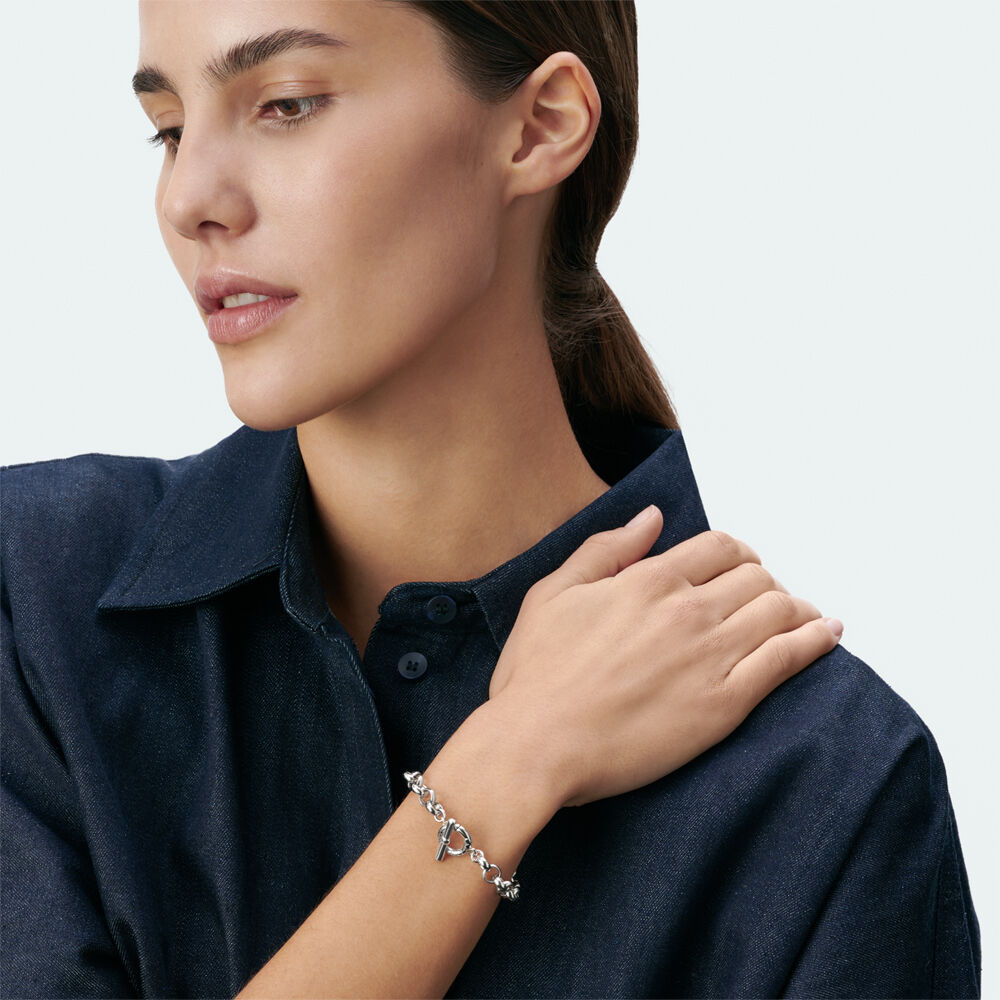 Bracelet souple GAMBETTA - Argent&eacute; - Bracelets souples  | Agatha