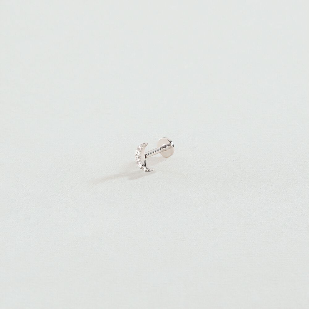 Piercing Hélix & Tragus PALOMA - Cristal / Argenté - Piercing Hélix & Tragus  | Agatha