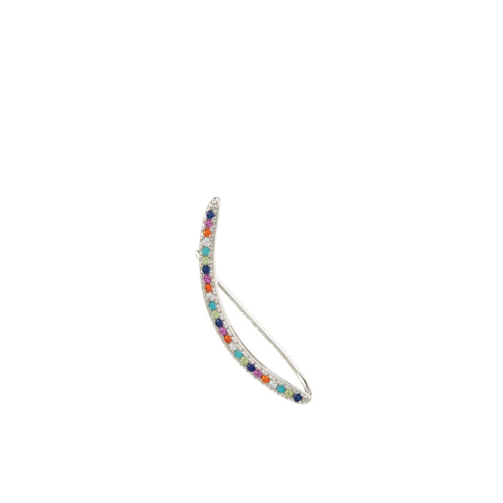 Piercing puce RAINBOWS - Multicolore / Argenté - Piercings  | Agatha