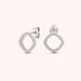 Boucles d'oreilles puces SISSI - Cristal / Argenté - Boucles d'oreilles puces  | Agatha