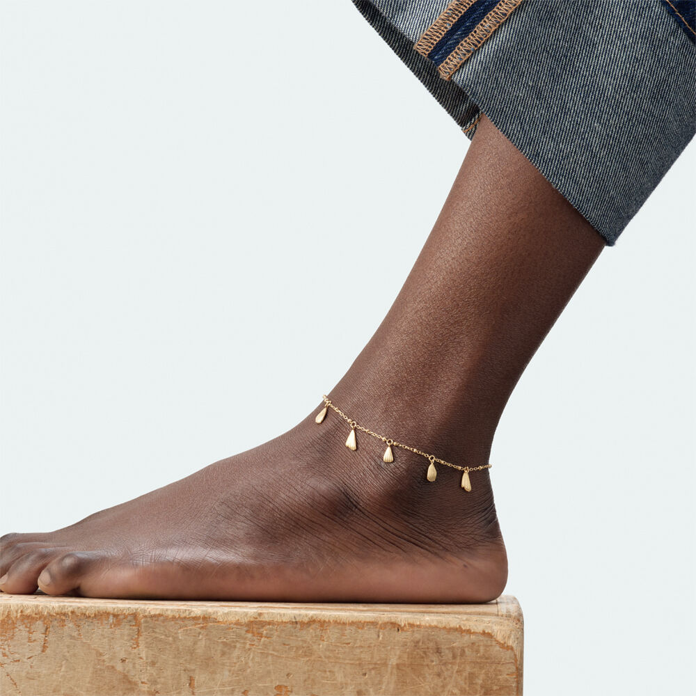 Cha&icirc;ne de cheville CASSIS - Dor&eacute; - Cha&icirc;nes de cheville  | Agatha