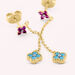 Boucles d'oreilles pendantes BELOVED - Multicolore / Doré - Boucles d'oreilles  | Agatha