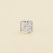 Bague large LEAVES - Cristal / Argenté - Bagues  | Agatha
