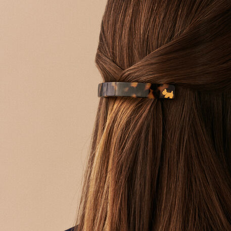 Accessoire cheveux BARRETTE - Ecaille Foncée - Accessoires  | Agatha