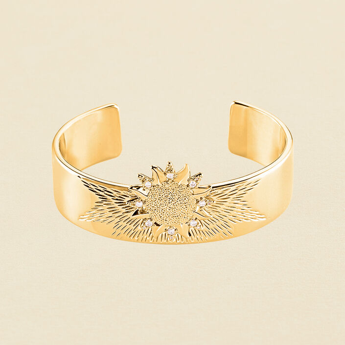 Manchette BIGBANG - Cristal / Doré - Bracelets  | Agatha