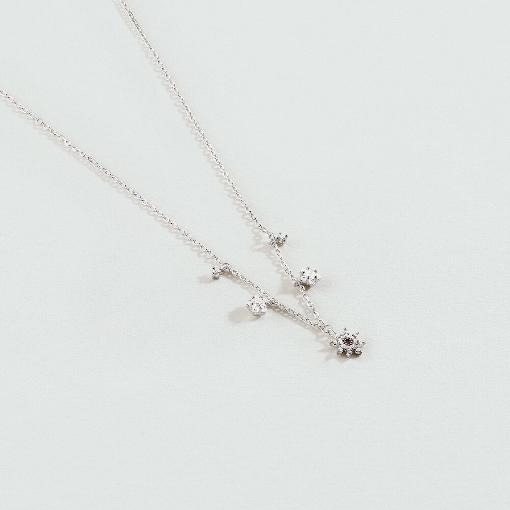 Collier ras du cou SPACEAG - Cristal / Argenté - Colliers fantaisie  | Agatha