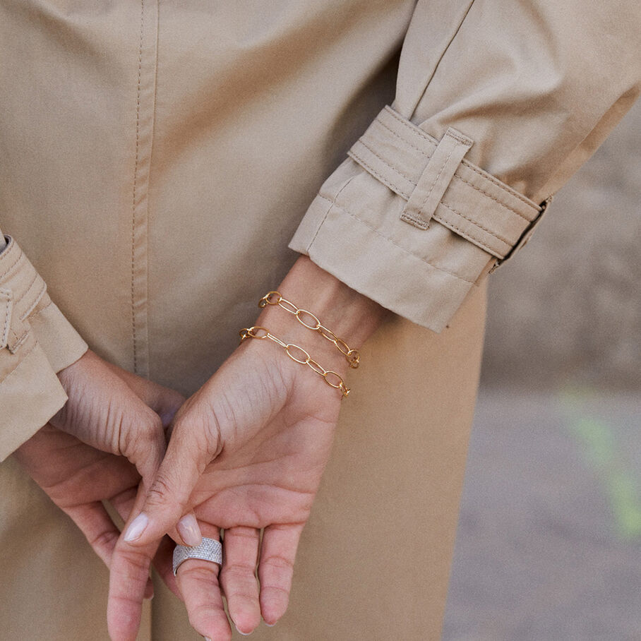 Bracelet souple CHAIN - Doré - Bracelets  | Agatha