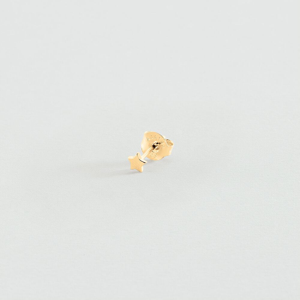 Piercing puce STARRY - Doré - Bijoux sans pierre  | Agatha