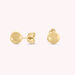 Boucles d'oreilles puces SOL - Doré - Boucles d'oreilles puces  | Agatha