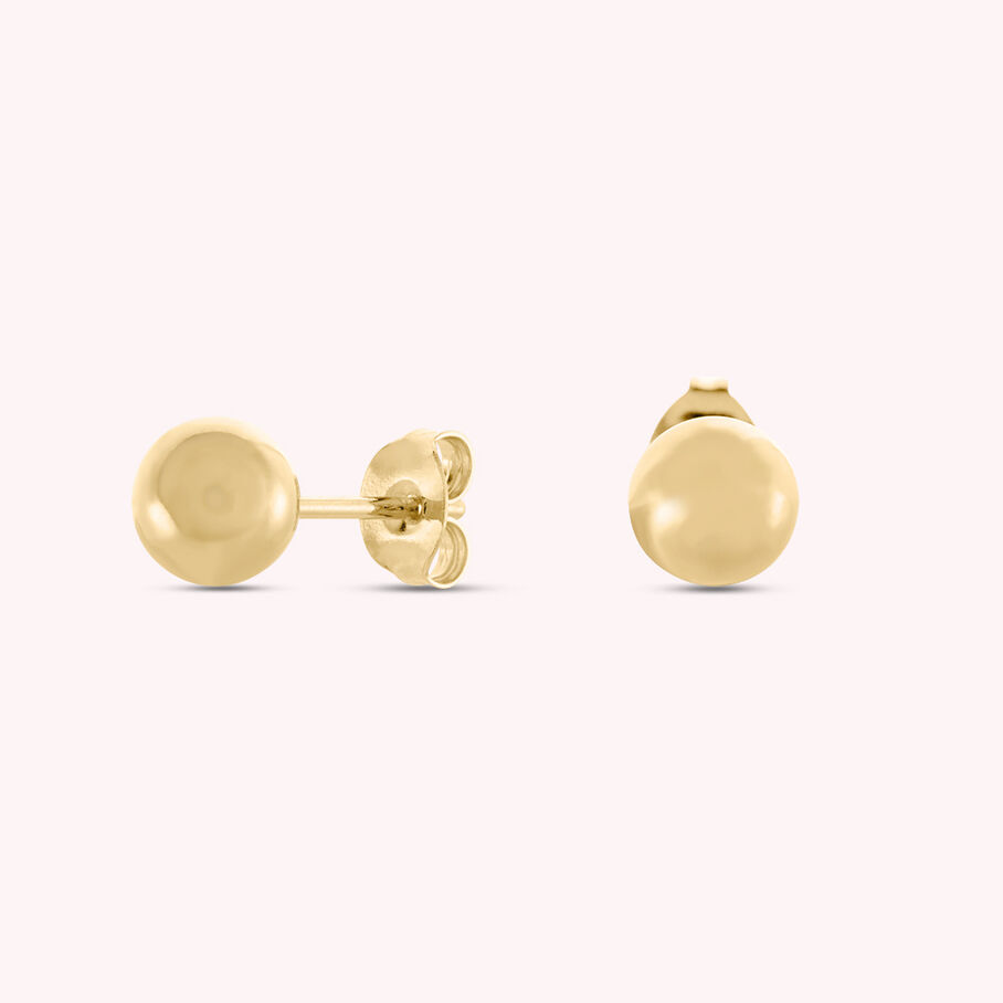 Boucles d'oreilles puces SOL - Doré - Boucles d'oreilles puces  | Agatha