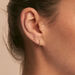 Piercing puce BLOOMY - Cristal / Doré - Piercings  | Agatha