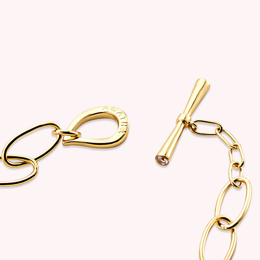 Bracelet souple CHAIN - Doré - Bracelets  | Agatha