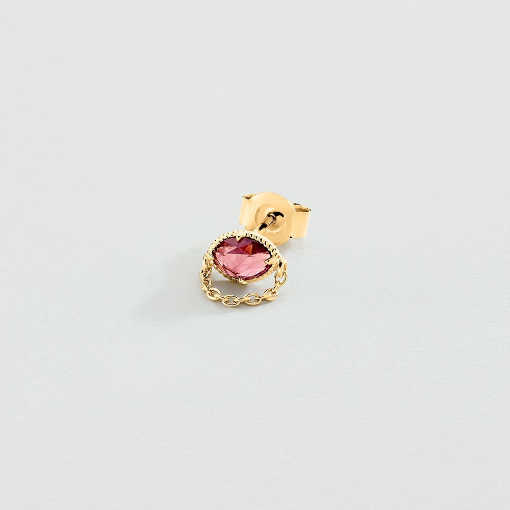 Piercing puce MIX & MATCH - Violet / Doré - Piercings  | Agatha