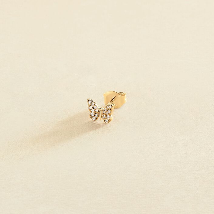 Piercing puce TINY - Doré / Gun - Piercings  | Agatha