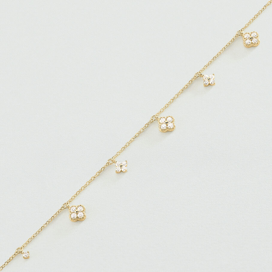 Bracelet souple BELOVED - Cristal / Doré - Bracelets  | Agatha