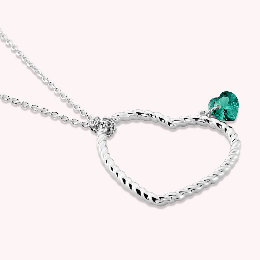 Collier mi-long BEGUIN - Vert / Argenté - Colliers  | Agatha