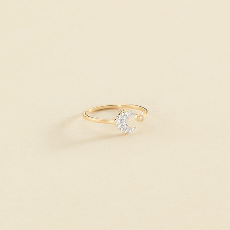 Bague ajustable SARA - Argenté / Doré - Bagues  | Agatha