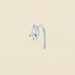 Piercing ear cuff SNAKY - Cristal / Argenté - Outlet  | Agatha