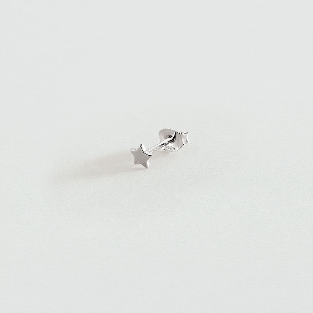 Piercing puce STARRY - Argenté - Bijoux sans pierre  | Agatha