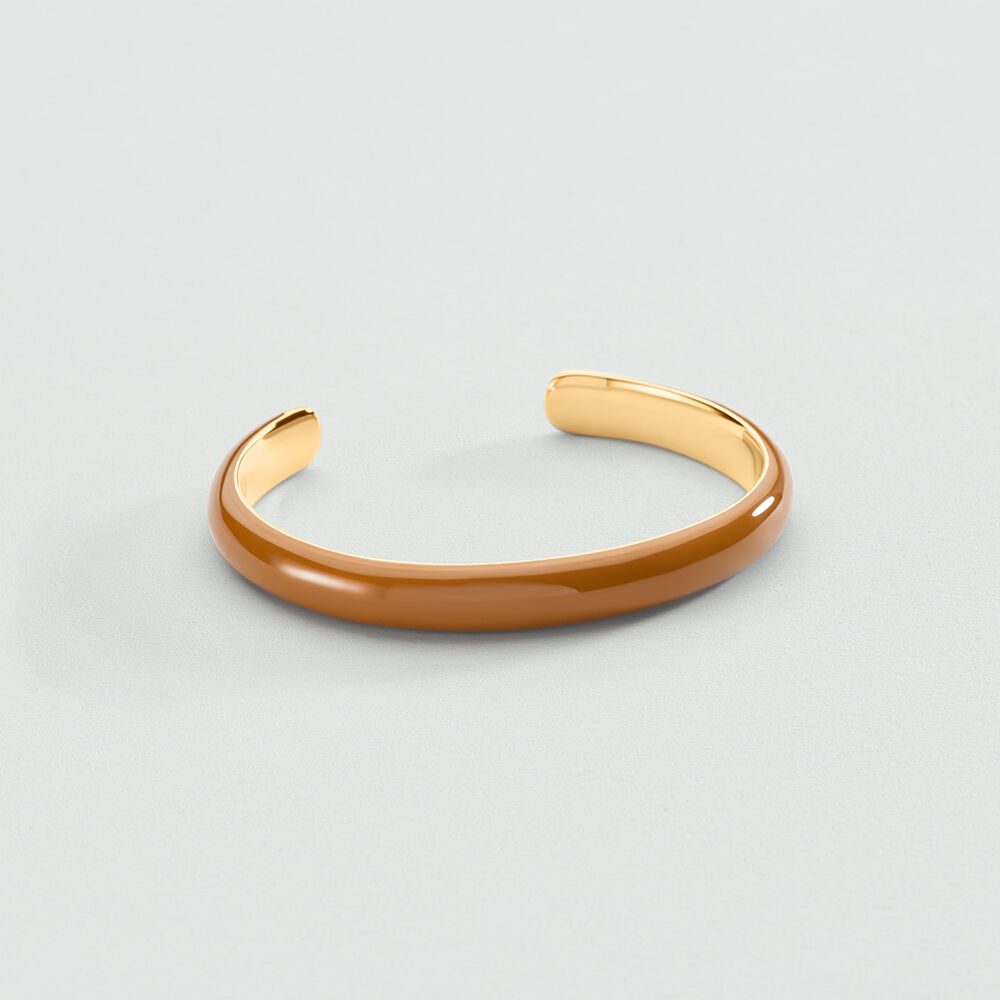 Jonc LEO - Marron / Dor&eacute; - Joncs  | Agatha