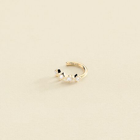Piercing ear cuff OFEE - Cristal / Doré - Piercings  | Agatha