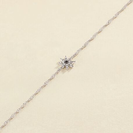 Bracelet souple SPACEAG - Cristal / Argenté - Bracelets  | Agatha