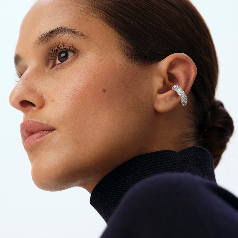 Piercing ear cuff DANAE - Cristal / Doré - Piercings  | Agatha