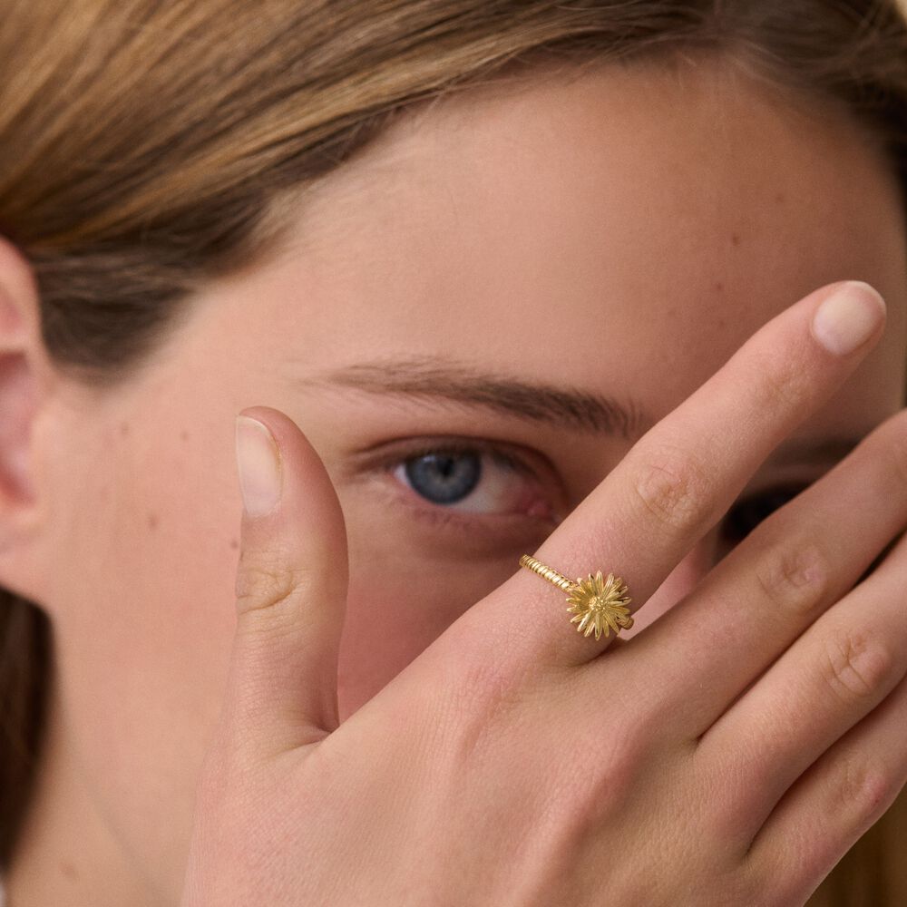 Bague fine BLOSSOM - Doré - Bagues fantaisie  | Agatha
