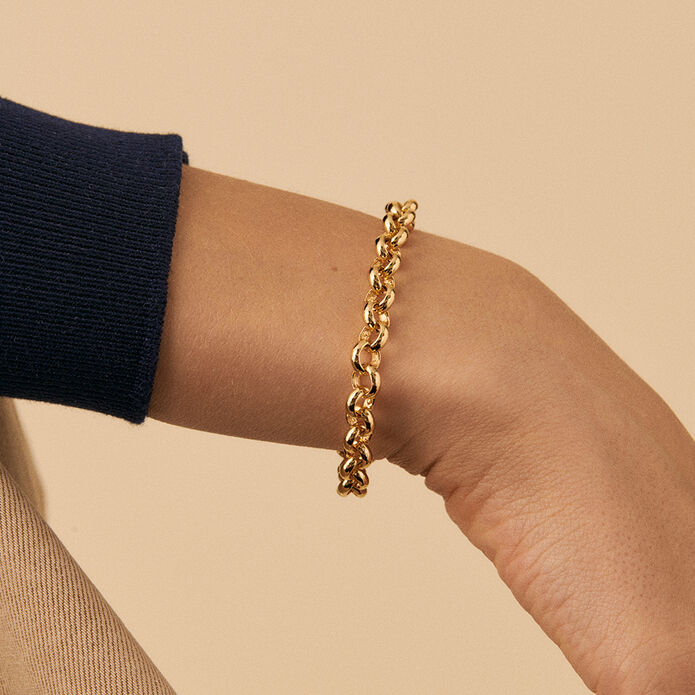 Bracelet souple TWIGGY - Doré - Bracelets  | Agatha
