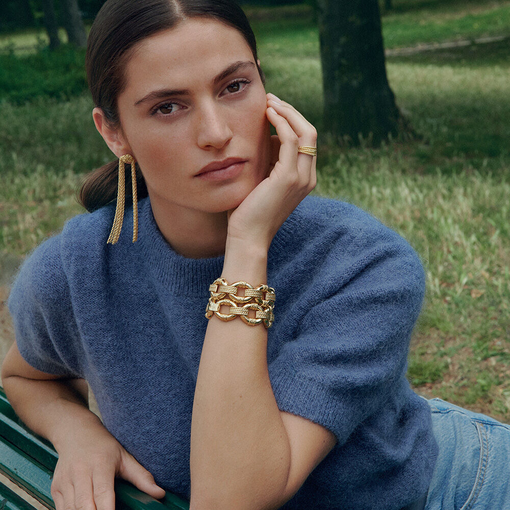 Bracelet souple TUILERIES - Doré - Bracelets souples  | Agatha