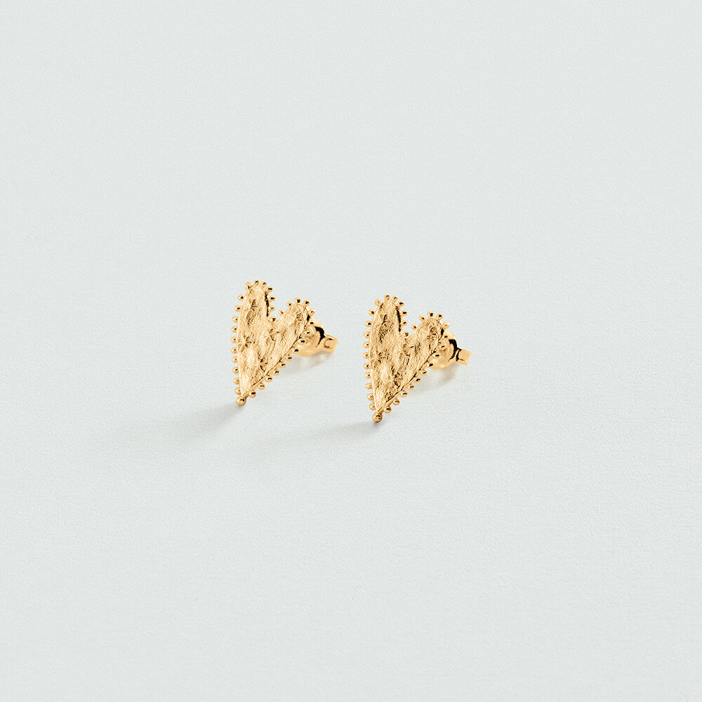 Boucles d'oreilles pendantes PANGEA - Dor&eacute; - Boucles d'oreilles pendantes  | Agatha