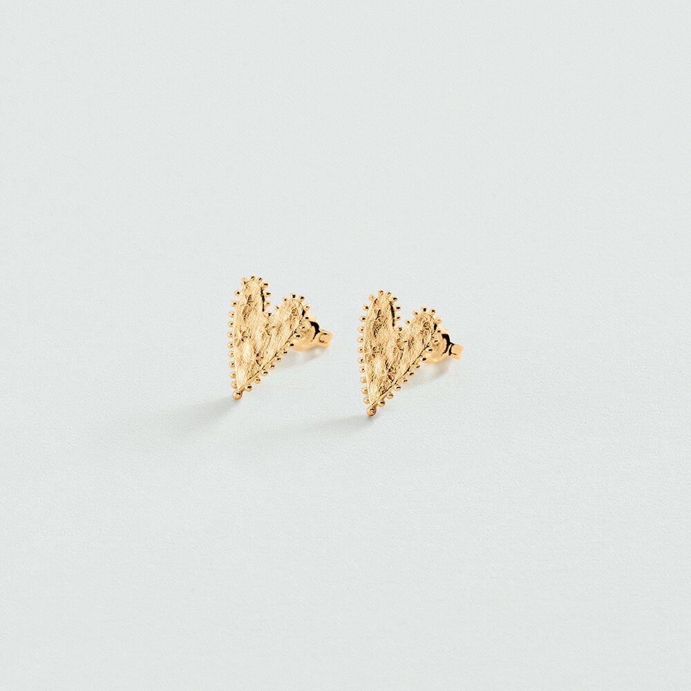 Boucles d'oreilles pendantes PANGEA - Dor&eacute; - Boucles d'oreilles pendantes  | Agatha
