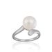 Bague large PEARLS - Perle / Argenté - Bagues  | Agatha