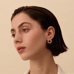 Boucles d'oreilles pendantes TRESSE - Doré - Boucles d'oreilles  | Agatha