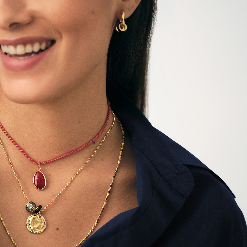 Collier ras du cou CORDON - Terracotta - Colliers fantaisie  | Agatha