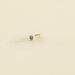Piercing puce FLEURIE - Turquoise / Doré - Piercings  | Agatha