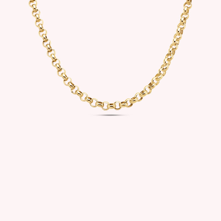 Collier mi-long JACKSON - Vert / Doré - Colliers  | Agatha