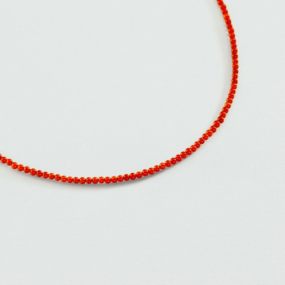 Collier ras du cou PIERRES NATURELLES - Corail - Colliers fantaisie  | Agatha