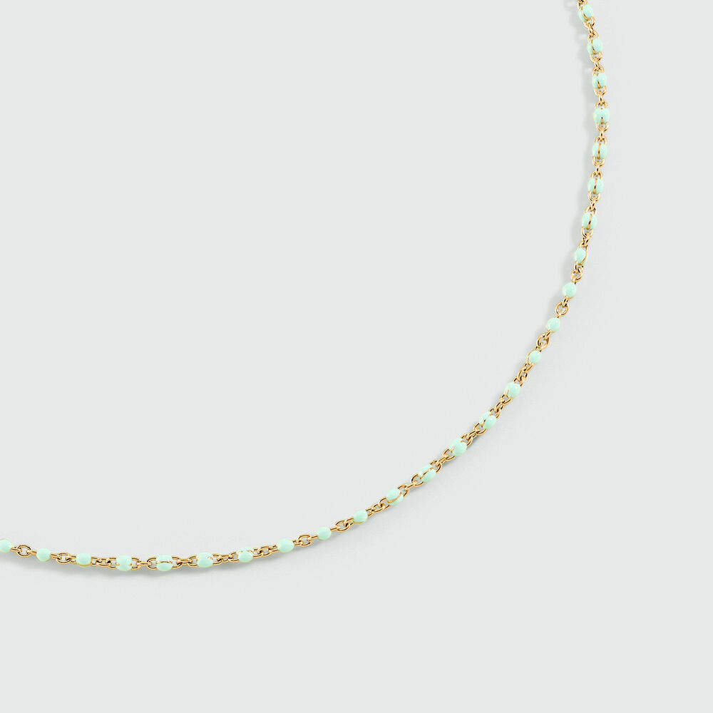 Collier ras du cou SMARTY - Turquoise / Doré - Colliers ras du cou  | Agatha