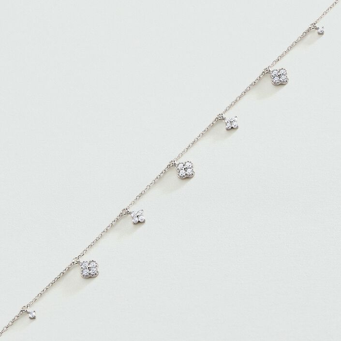 Bracelet souple BELOVED - Cristal / Argenté - Bracelets  | Agatha