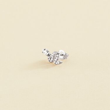 Piercing puce SNAKY - Cristal / Argenté - Piercings  | Agatha