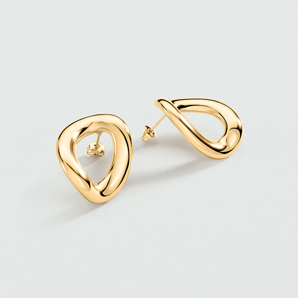 Boucles d'oreilles pendantes REAUMUR - Doré - Boucles d'oreilles pendantes  | Agatha