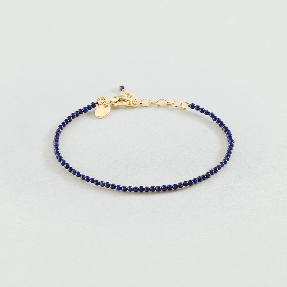 Bracelet souple PIERRES NATURELLES - Lapis - Bracelets fantaisie  | Agatha