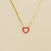 Collier ras du cou SESHA - Rose / Doré - Colliers  | Agatha