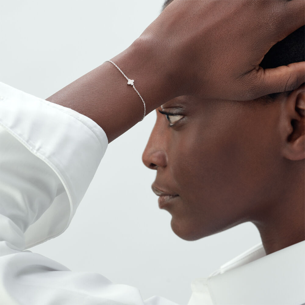 Bracelet souple BELOVED - Cristal / Argent&eacute; - Bracelets souples  | Agatha