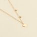 Collier ras du cou CORAZON - Cristal / Doré - Colliers  | Agatha
